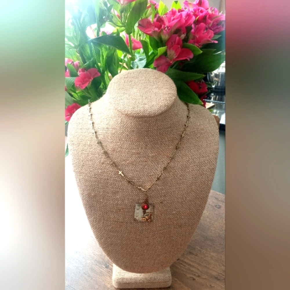 Antique Watch Face Necklace